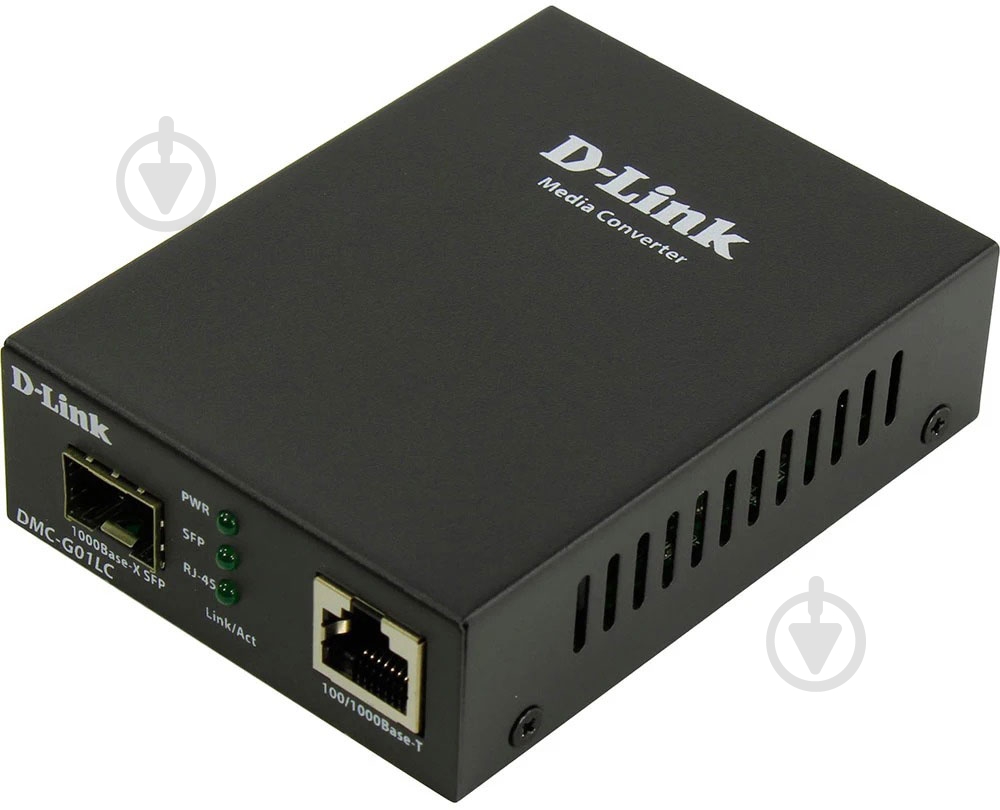 Медиаконвертер DLINK DMC-G01LC 1xGE, 1xSFP - фото 1