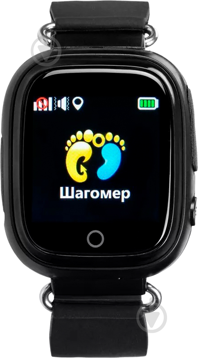 Смарт-годинник дитячий Gelius з GPS-трекером black (GP-PK003) - фото 3
