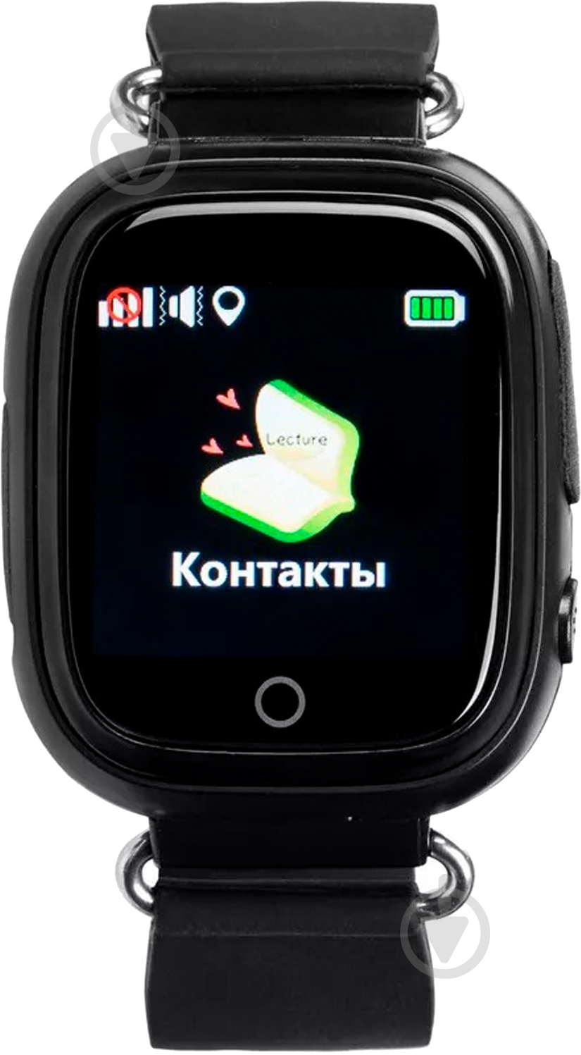 Смарт-годинник дитячий Gelius з GPS-трекером black (GP-PK003) - фото 6