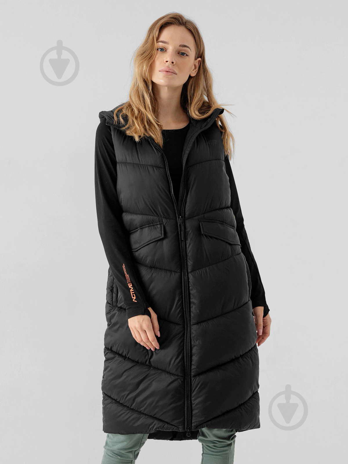 Жилет женский 4F D4Z21-KUDP303-20S р.S черный - фото 2