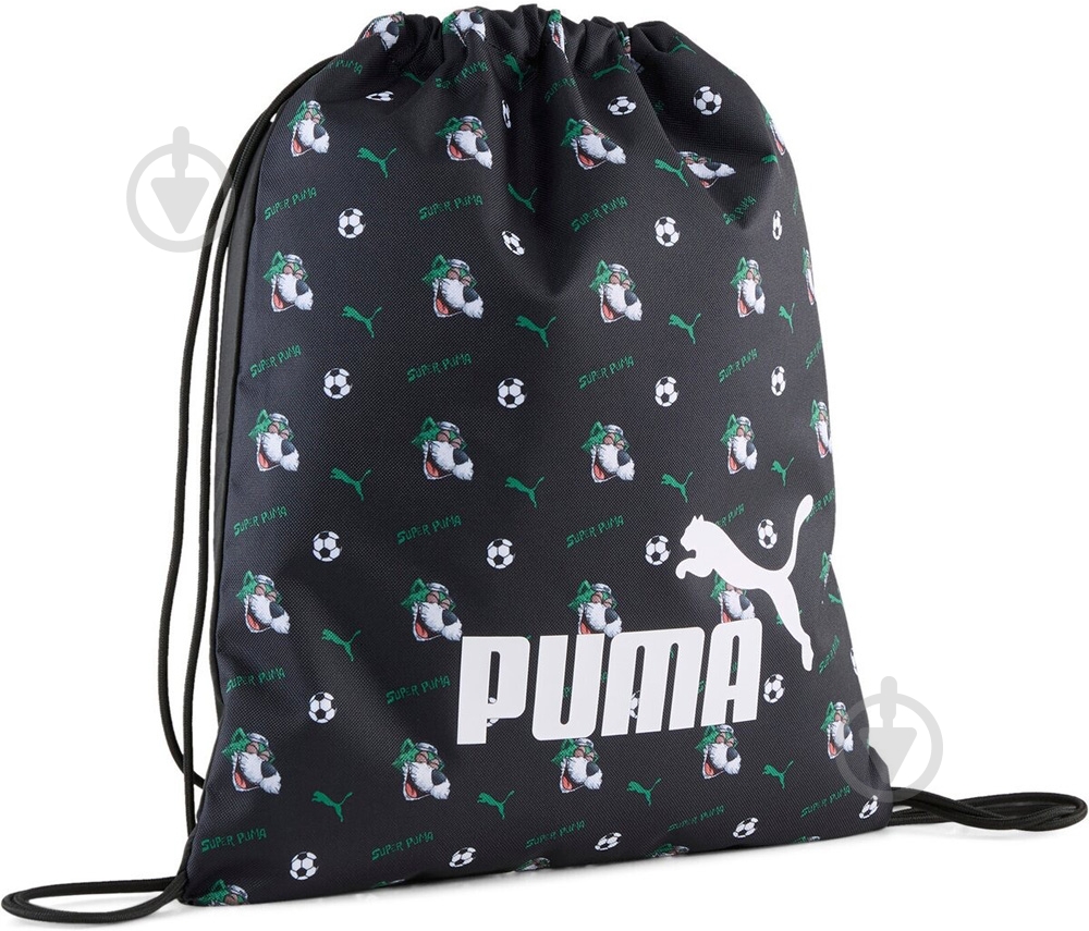 Сумка Puma Phase Super Aop 09243101 11 л чорний - фото 1