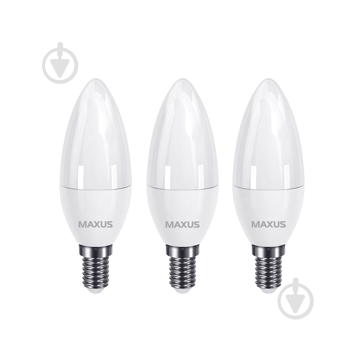 Лампа светодиодная Maxus 3 шт. 7 Вт E14 220 В 4100 К 3-LED-734 - фото 2
