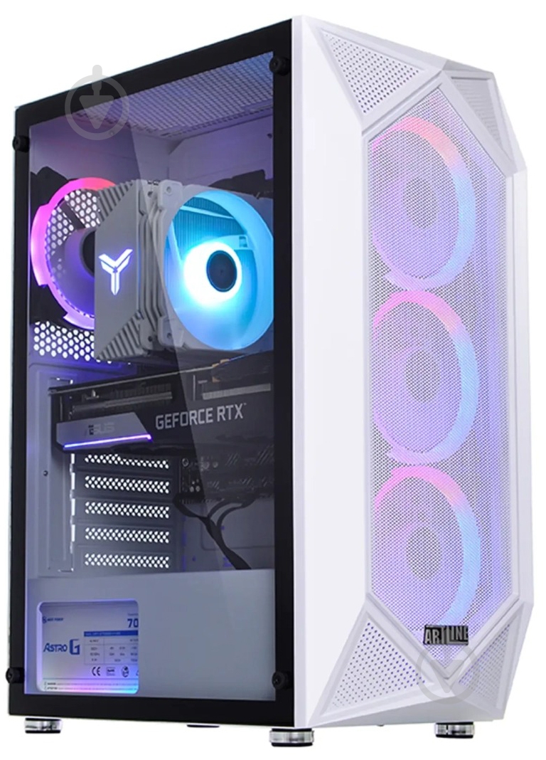 Компьютер Artline Gaming X55WHITE (X55WHITEv48Win) white - фото 1 Компьютер Artline Gaming X55WHITE (X55WHITEv48Win) white - фото 1