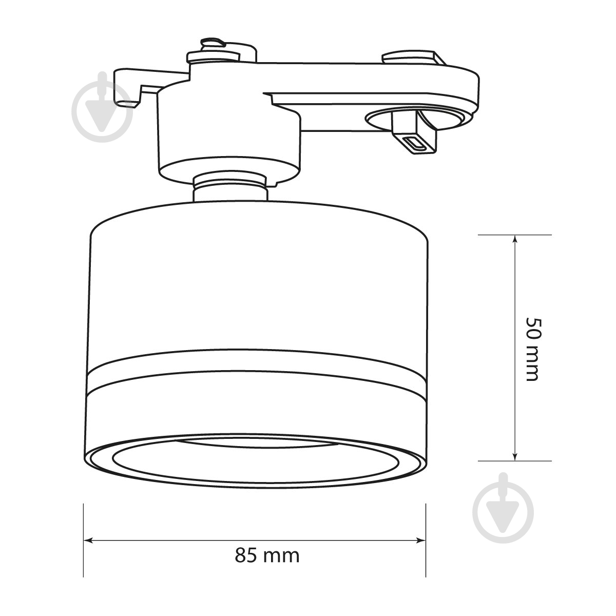 Трековий світильник LIGHT SET LUG TR-GX 8550 білий - фото 7