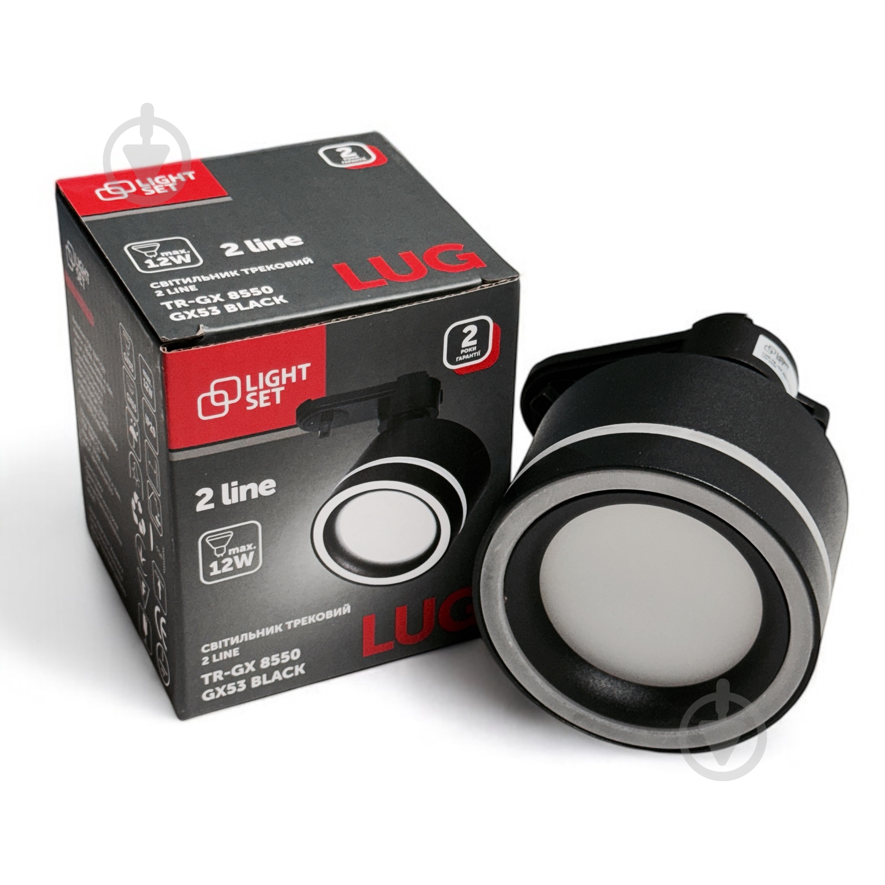Трековий світильник LIGHT SET LUG TR-GX 8550 чорний - фото 2
