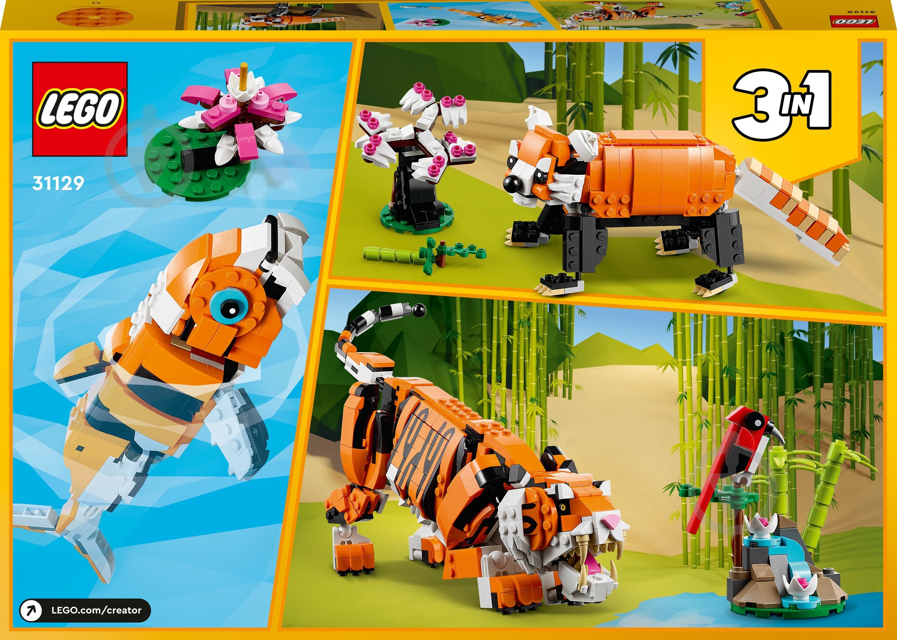 Конструктор LEGO Creator Величний тигр 31129 - фото 2