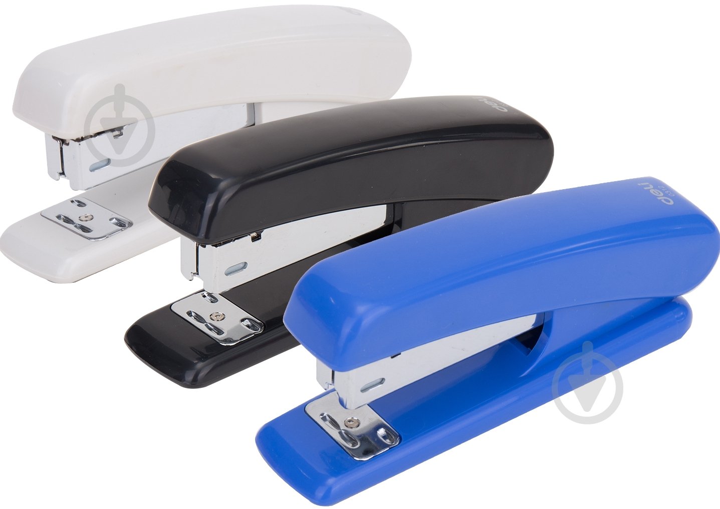 Степлер 0312Е микс №24,№26 20 листов Deli - фото 1