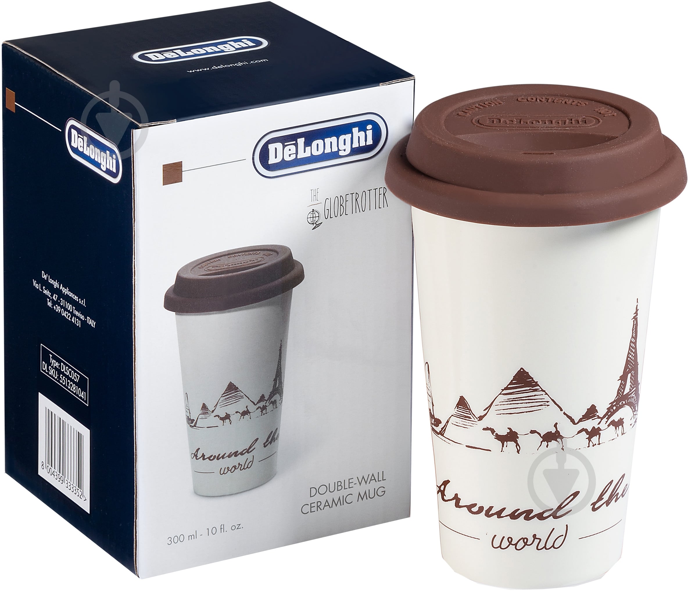 Термочашка Delonghi The Globetrotter 300 мл DLSC057 - фото 2