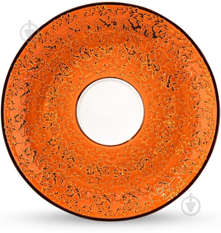Блюдце Wilmax Splash Orange 11 см WL-667333/B - фото 1 Блюдце Wilmax Splash Orange 11 см WL-667333/B - фото 1