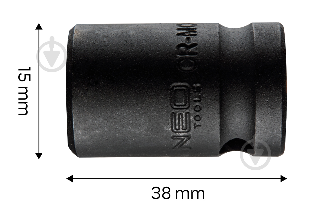 Головка NEO tools 15 x 38 мм 12-215 - фото 2 Головка NEO tools 15 x 38 мм 12-215 - фото 2