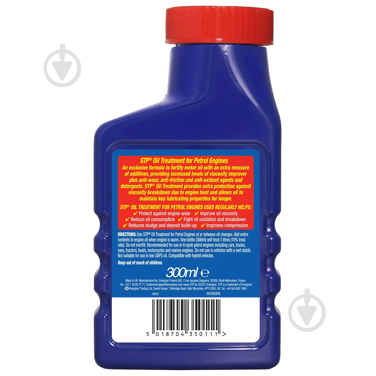 Присадка до мастила STP Oil Treatment for Petrol Engines 300 мл - фото 2