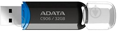 Флеш-пам'ять USB ADATA С906 32 ГБ USB 2.0 black (AC906-32G-RBK) - фото 4