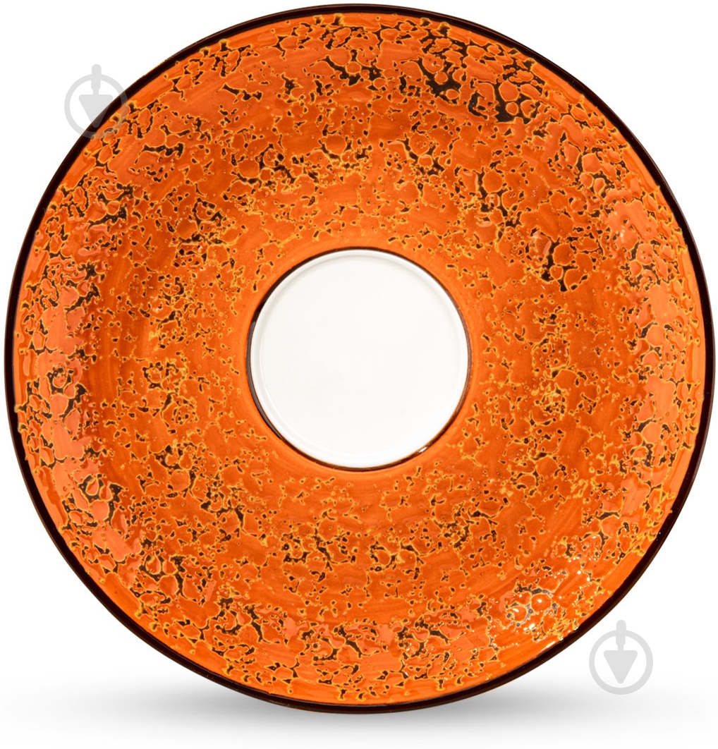 Блюдце Wilmax Splash Orange 14 см WL-667335/B - фото 1