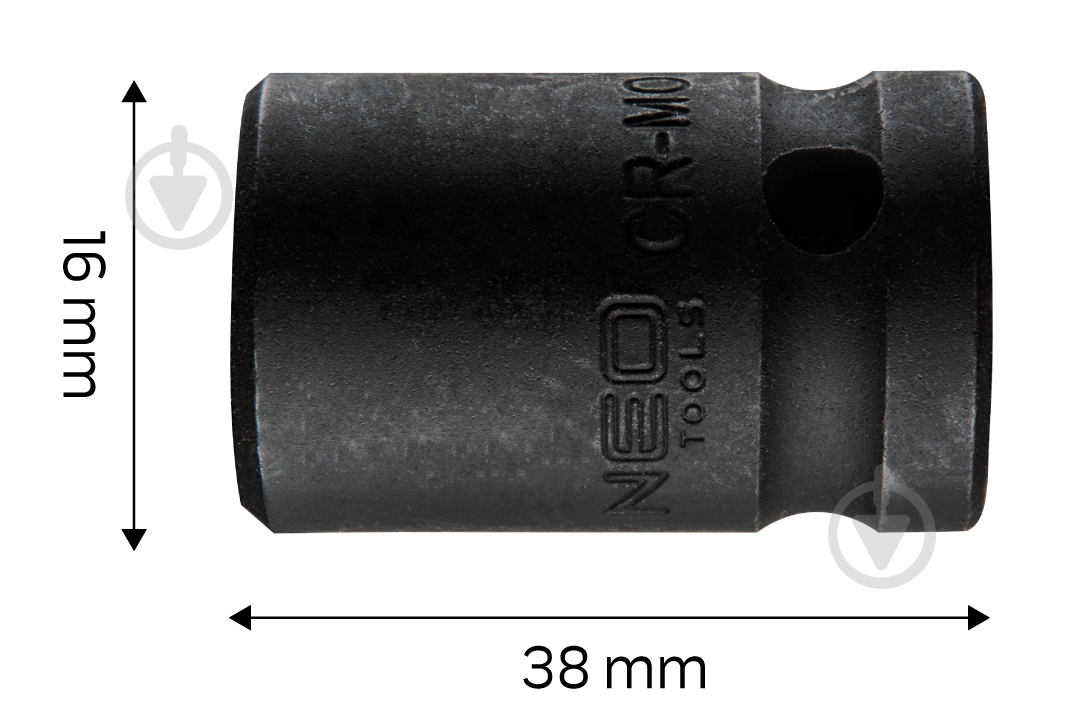 Головка NEO tools 16 x 38 мм 12-216 - фото 2 Головка NEO tools 16 x 38 мм 12-216 - фото 2