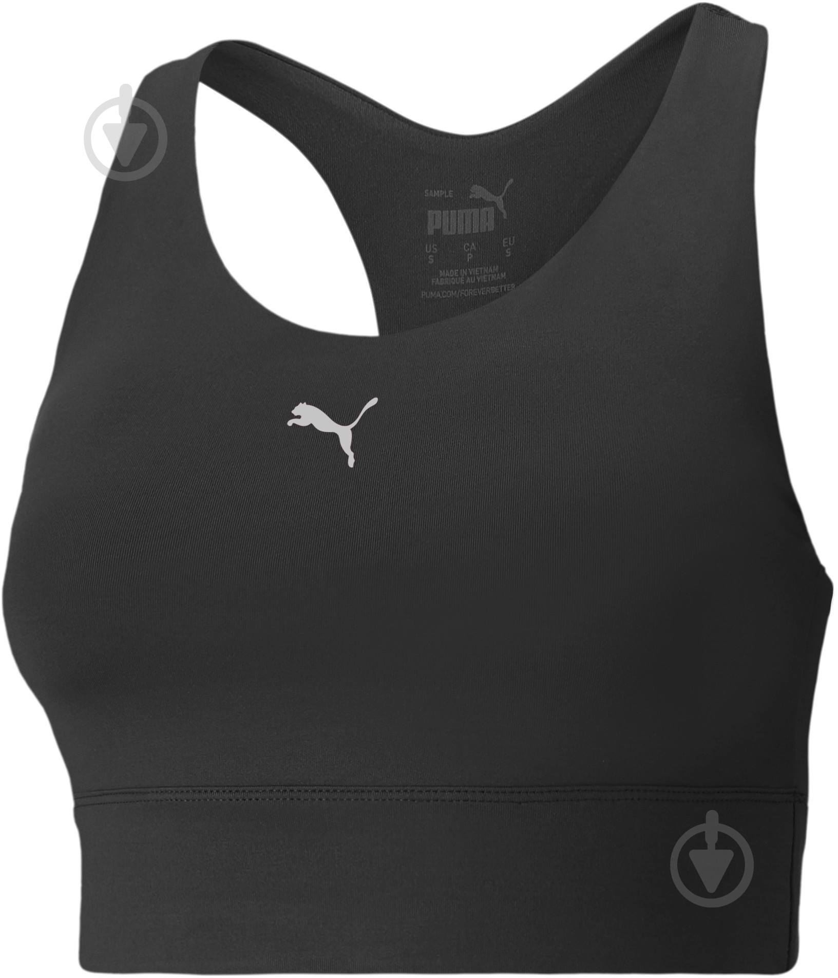Бра Puma MID IMPACT ALL-IN LONG LINE BRA 52111301 р.XS черный - фото 1