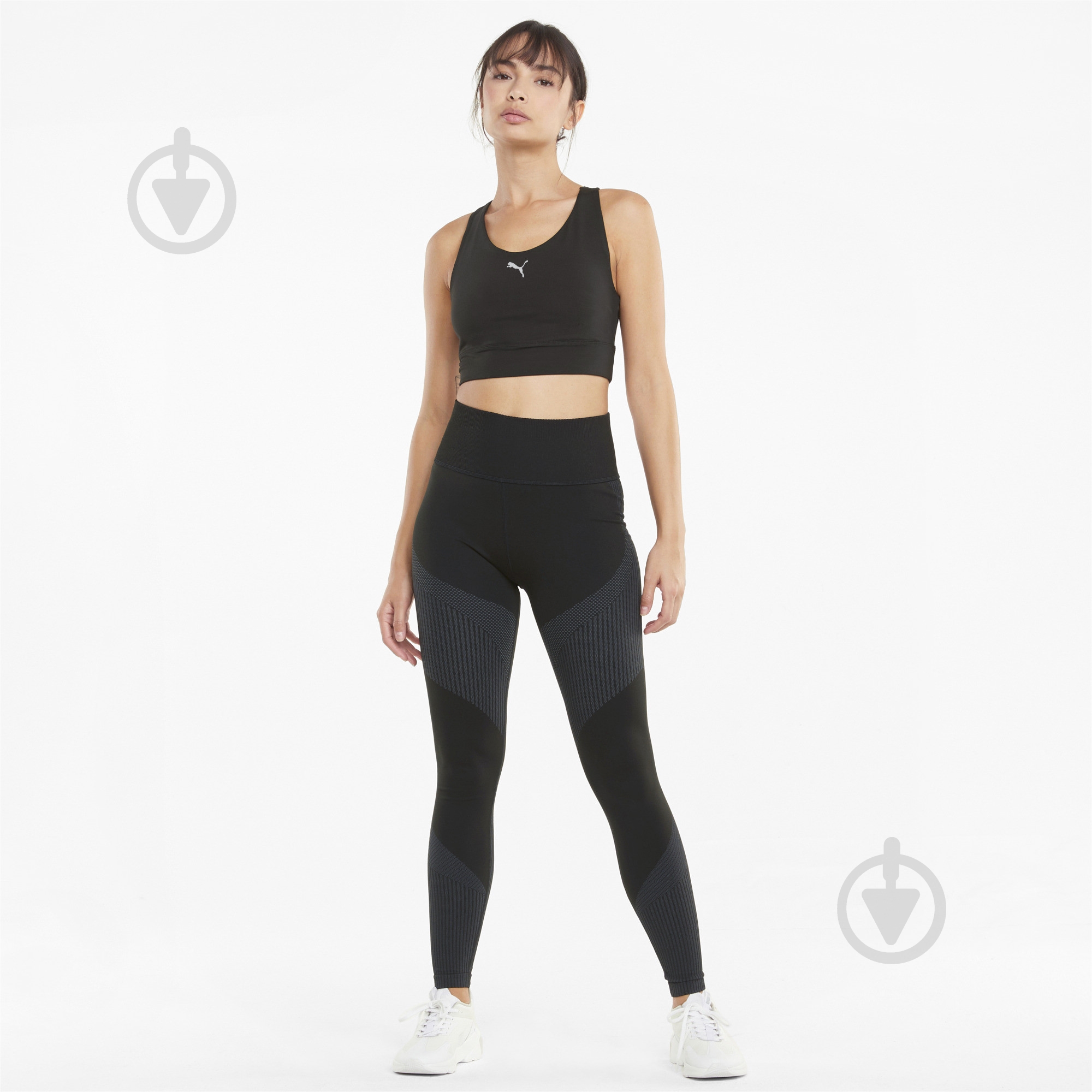 Бра Puma MID IMPACT ALL-IN LONG LINE BRA 52111301 р.XS черный - фото 5