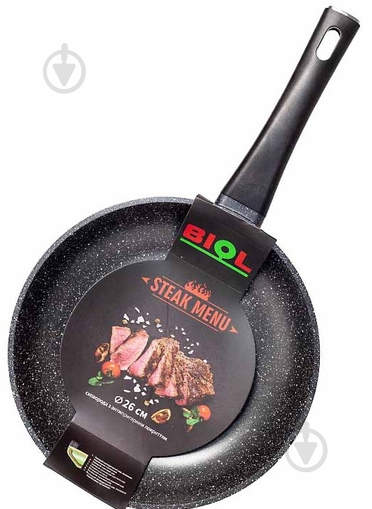 Сковорода Biol 28 см Steak Menu 28074Р - фото 1