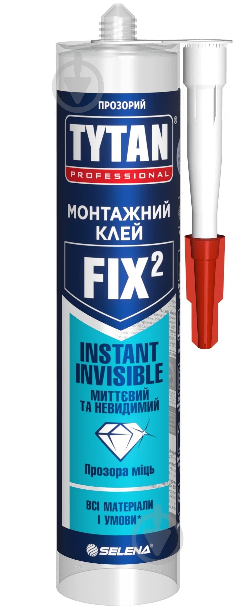 Клей монтажний Tytan FIX² Миттєвий та Невидимий 290 мл прозорий - фото 2
