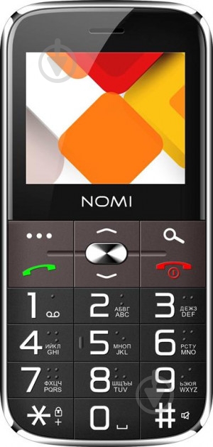 Мобильный телефон Nomi i220 black - фото 1