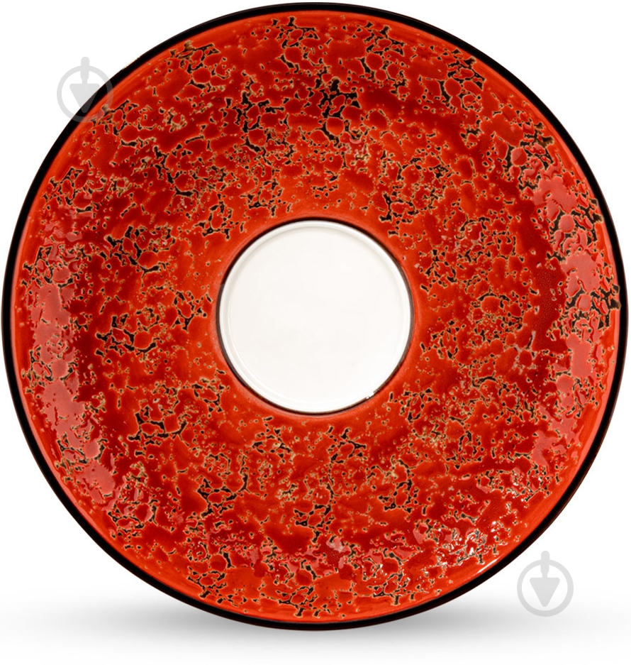Блюдце Wilmax Splash Red 11 см WL-667233/B - фото 1