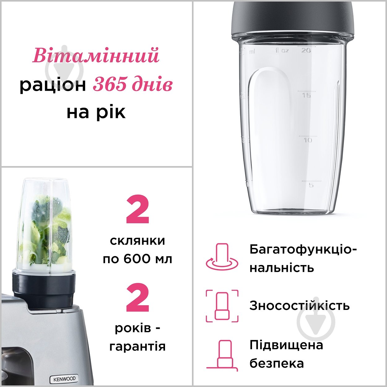 Насадка для комбайна Kenwood KAH740PL - фото 2