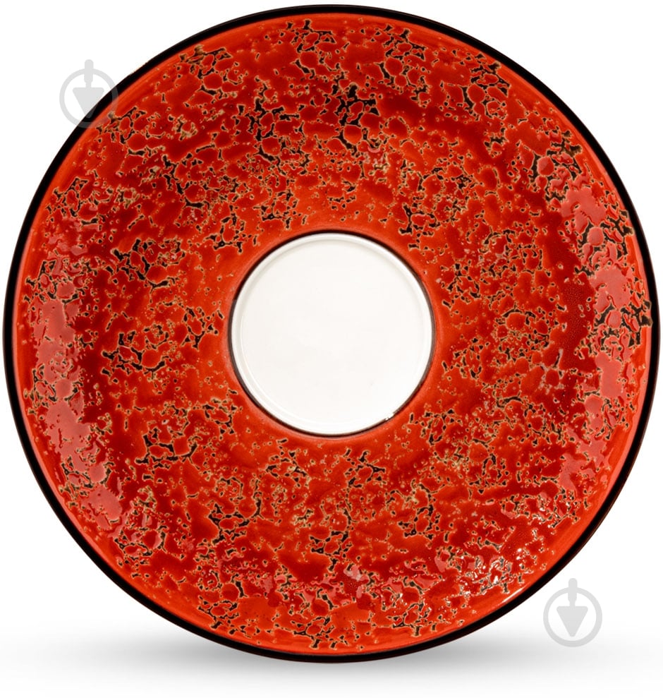 Блюдце Wilmax Splash Red 12 см WL-667234/B - фото 1