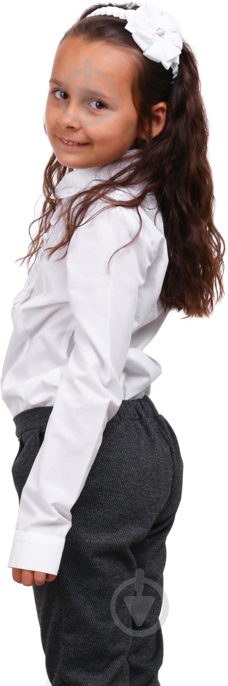 Блуза Sasha р.128 белый 3673 - фото 4 Блуза Sasha р.128 белый 3673 - фото 4