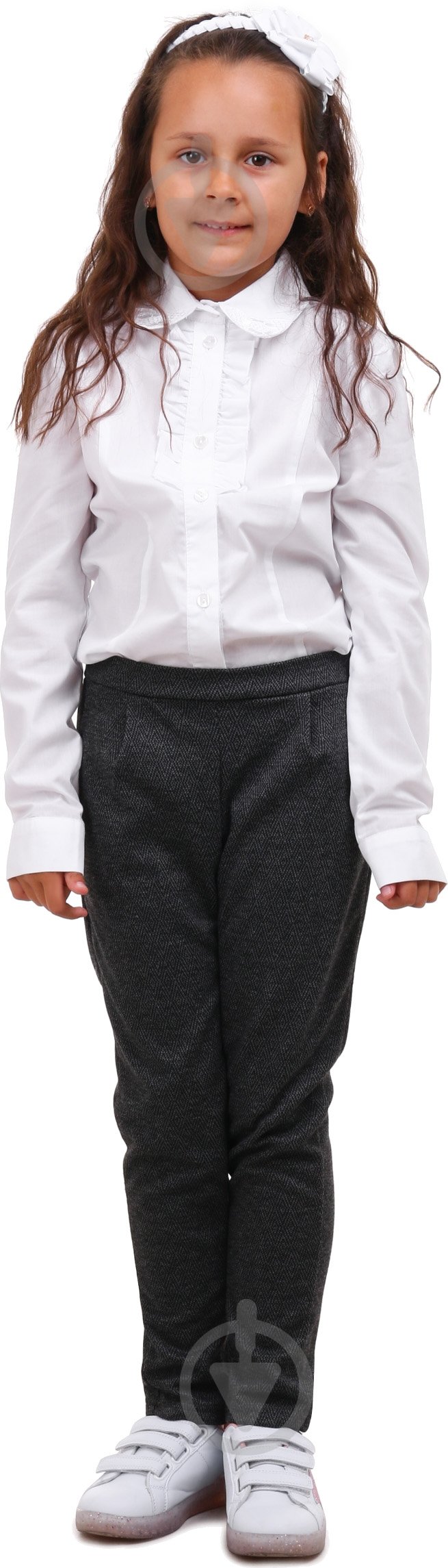 Блуза Sasha р.128 белый 3673 - фото 5 Блуза Sasha р.128 белый 3673 - фото 5