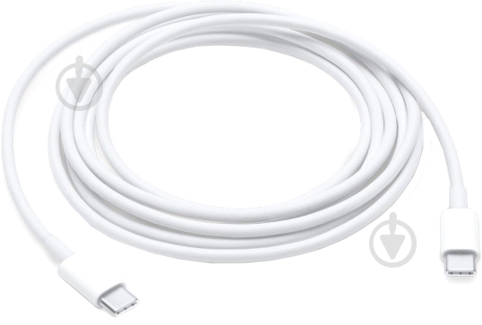 Кабель Apple USB Type-C – USB Type-C 2 м белый (MLL82ZM/A) USB-C charge cable (2m) - фото 1 Кабель Apple USB Type-C – USB Type-C 2 м белый (MLL82ZM/A) USB-C charge cable (2m) - фото 1