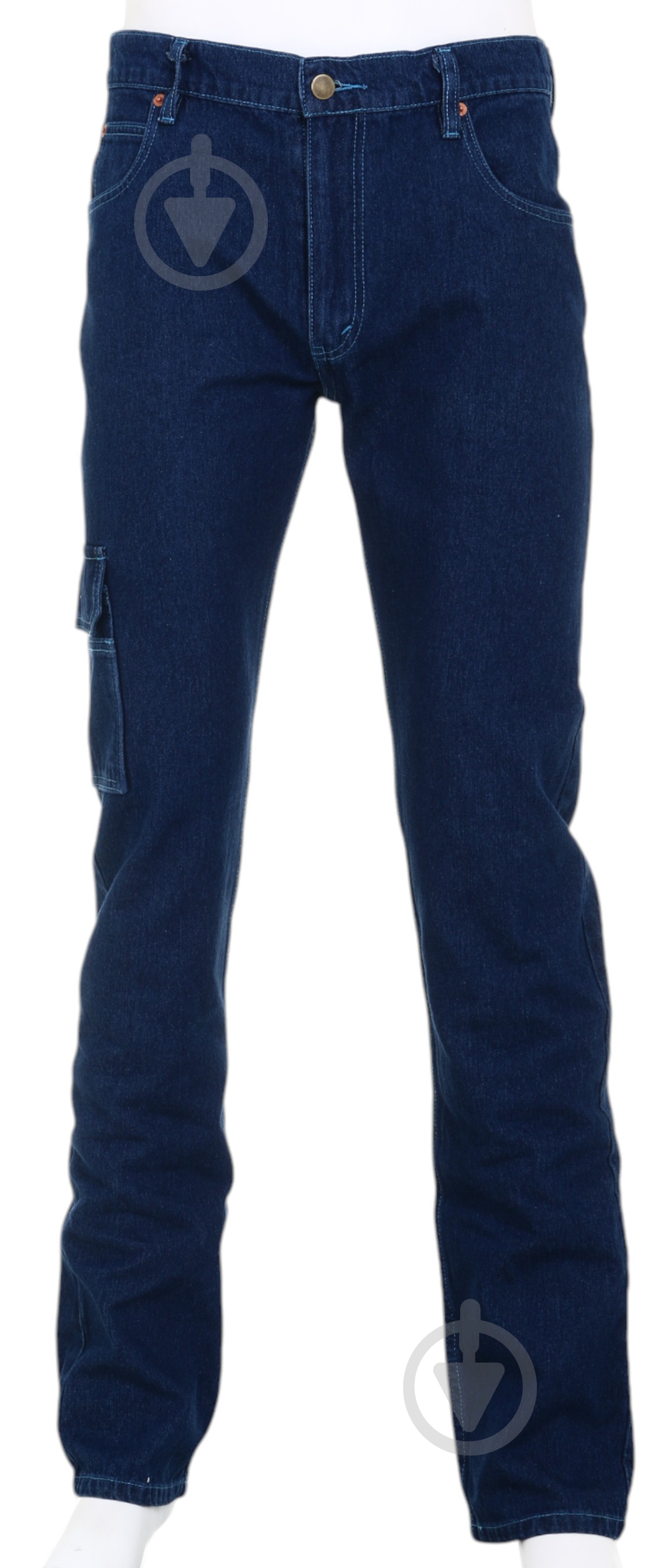 Брюки размер 28 темно-синий - фото 1