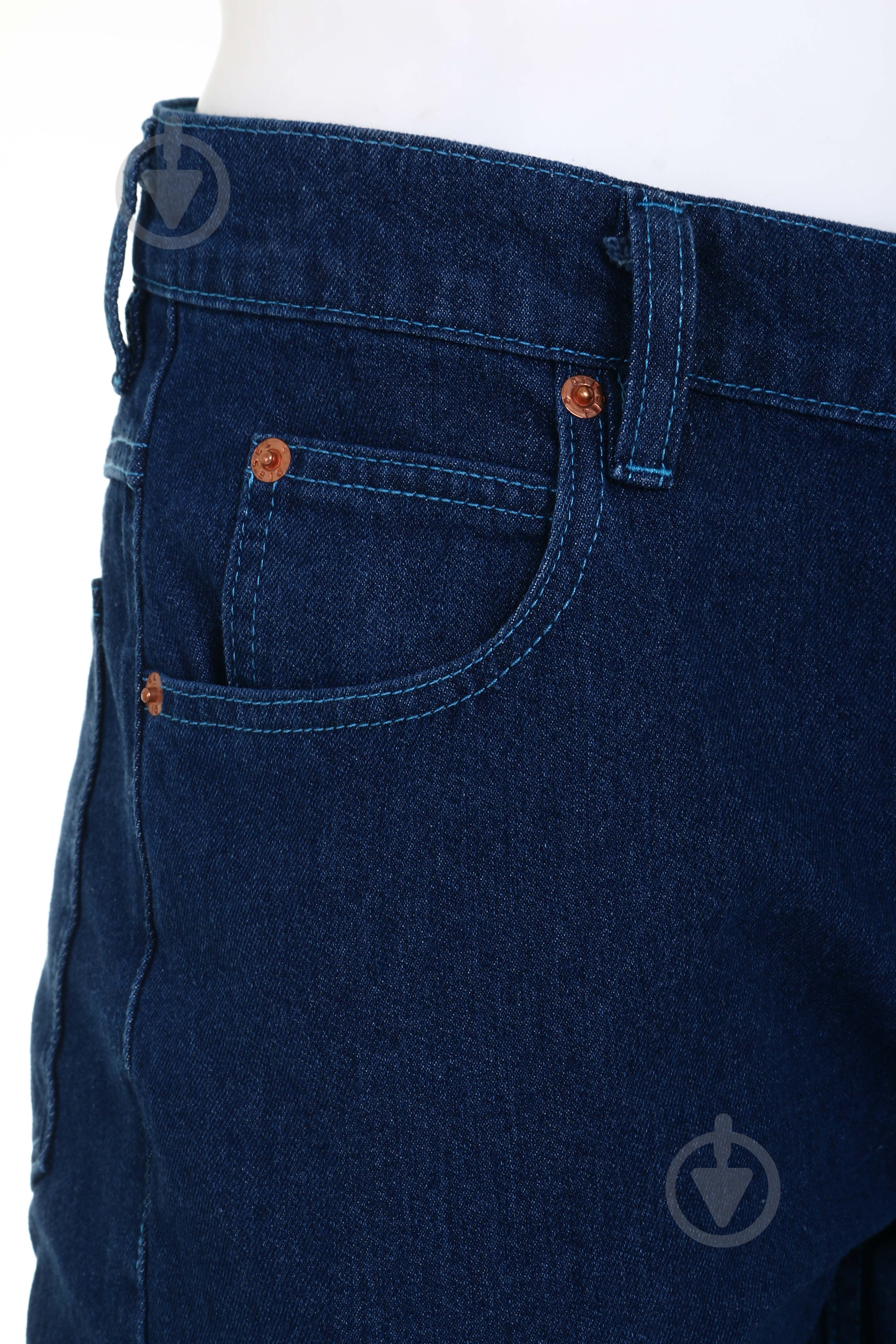 Брюки размер 28 темно-синий - фото 3