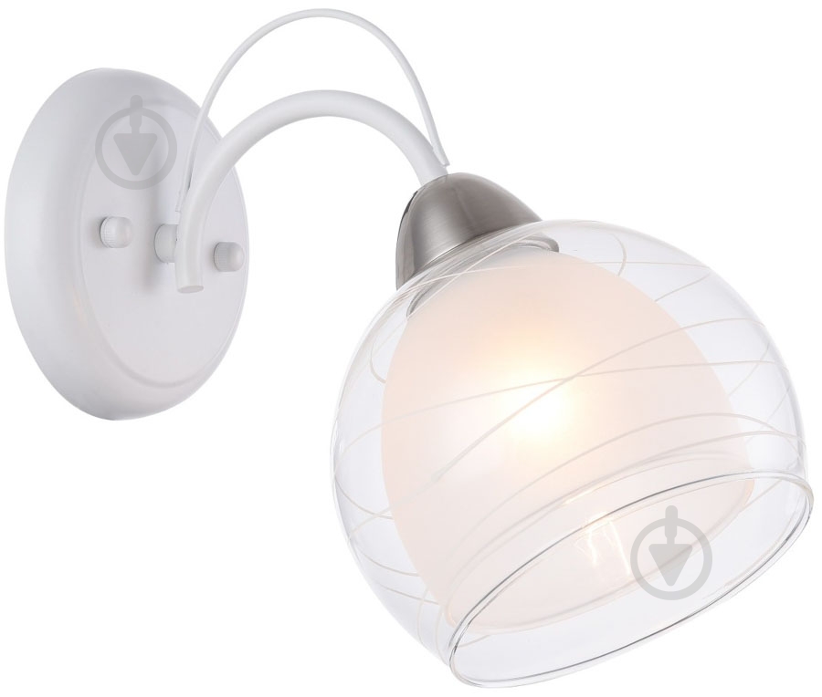 Бра Victoria Lighting 1x60 Вт E27 белый Orbita/AP1 - фото 1 Бра Victoria Lighting 1x60 Вт E27 белый Orbita/AP1 - фото 1