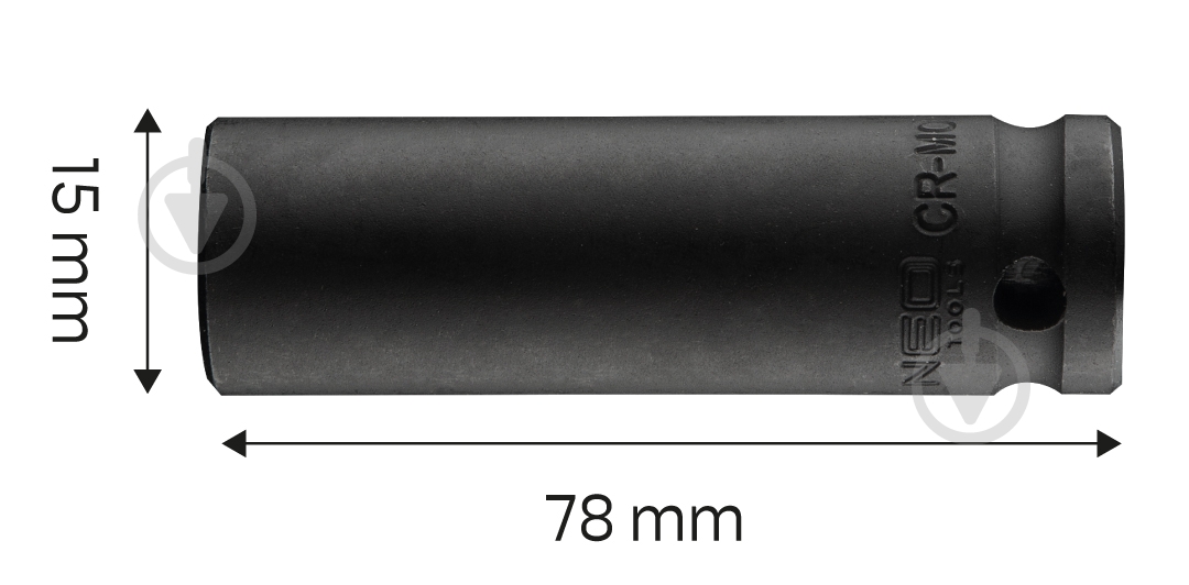 Головка NEO tools 15 мм 12-315 - фото 2 Головка NEO tools 15 мм 12-315 - фото 2
