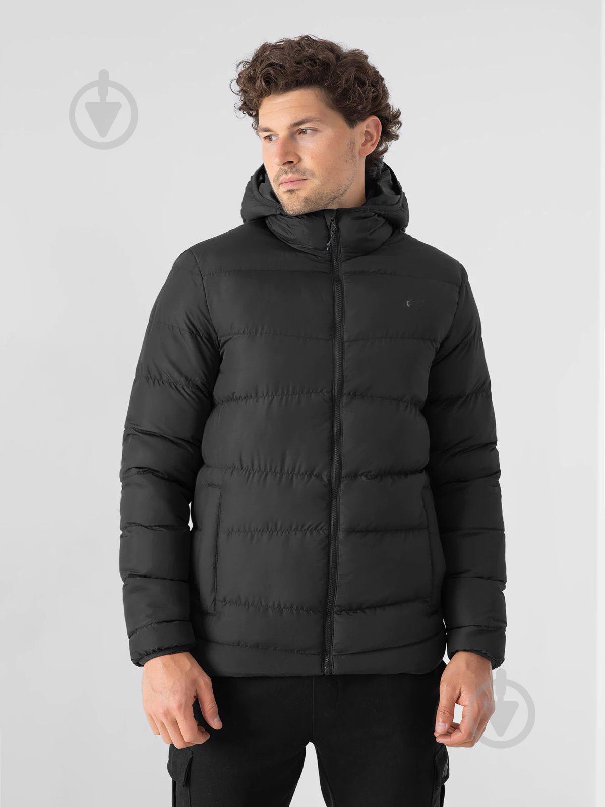 Пуховик чоловічий зимовий 4F D4Z21-KUMP305-21S р.S чорний - фото 2 Пуховик чоловічий зимовий 4F D4Z21-KUMP305-21S р.S чорний - фото 2