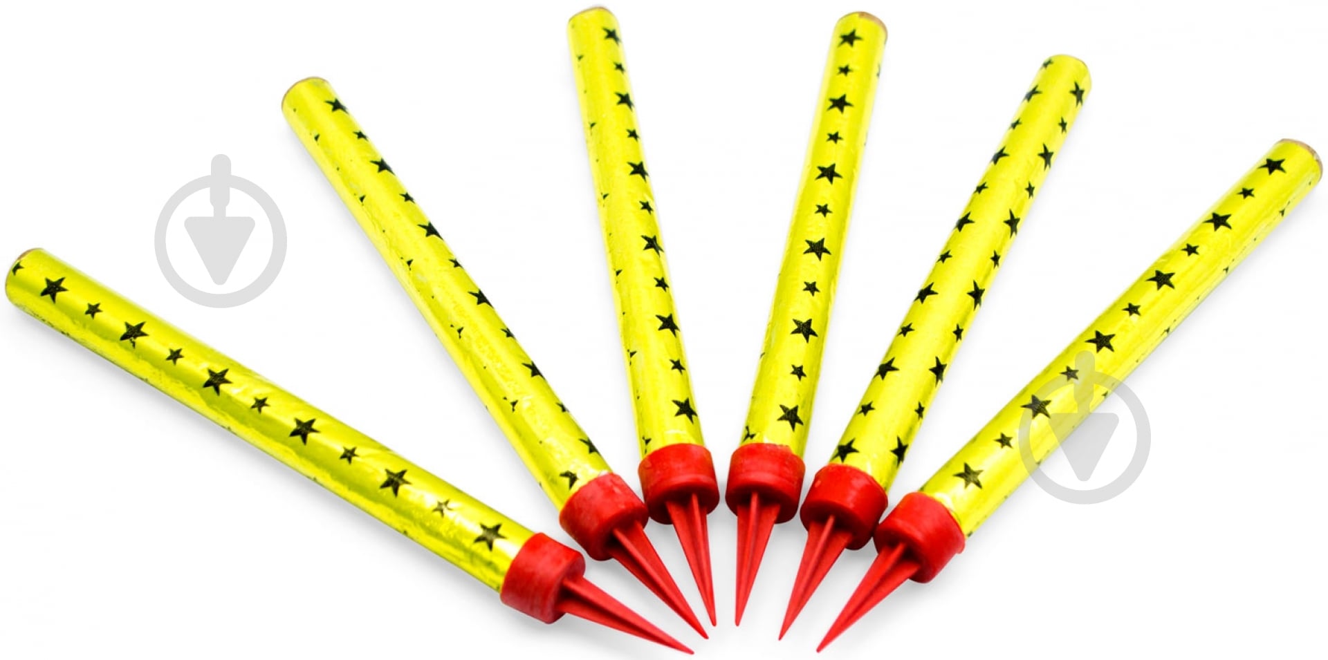 Набор свечей Фонтан 6 шт. 18 см - фото 1 Набор свечей Фонтан 6 шт. 18 см - фото 1