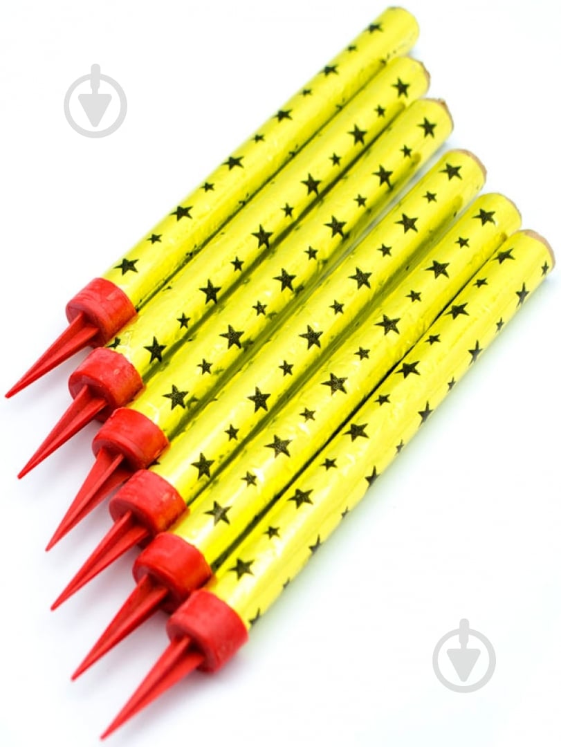 Набор свечей Фонтан 6 шт. 18 см - фото 2 Набор свечей Фонтан 6 шт. 18 см - фото 2