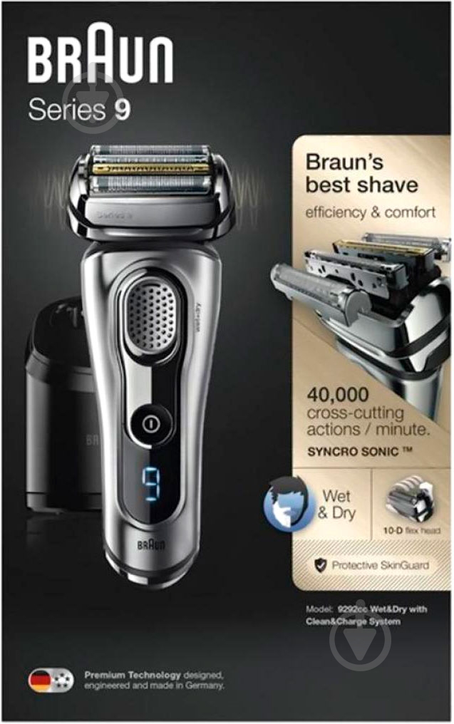 Электробритва Braun 9292cc Series 9 - фото 12 Электробритва Braun 9292cc Series 9 - фото 12