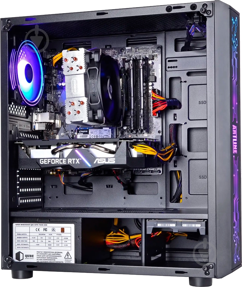 Компьютер Artline Gaming X65 (X65v48) black - фото 6 Компьютер Artline Gaming X65 (X65v48) black - фото 6