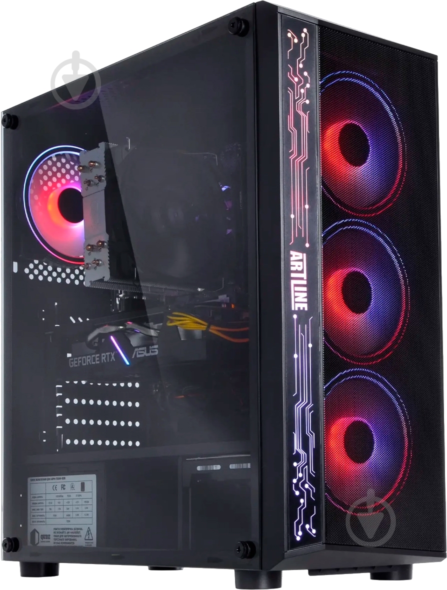 Компьютер Artline Gaming X65 (X65v48) black - фото 2 Компьютер Artline Gaming X65 (X65v48) black - фото 2