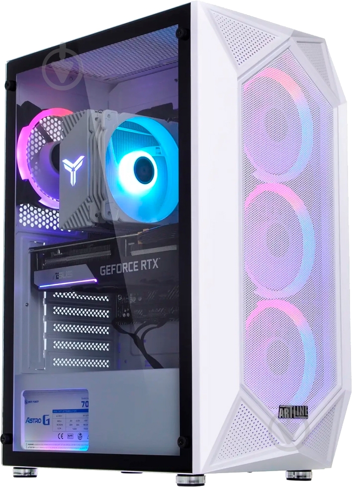 Компьютер Artline Gaming X65White (X65Whitev48) white - фото 2 Компьютер Artline Gaming X65White (X65Whitev48) white - фото 2