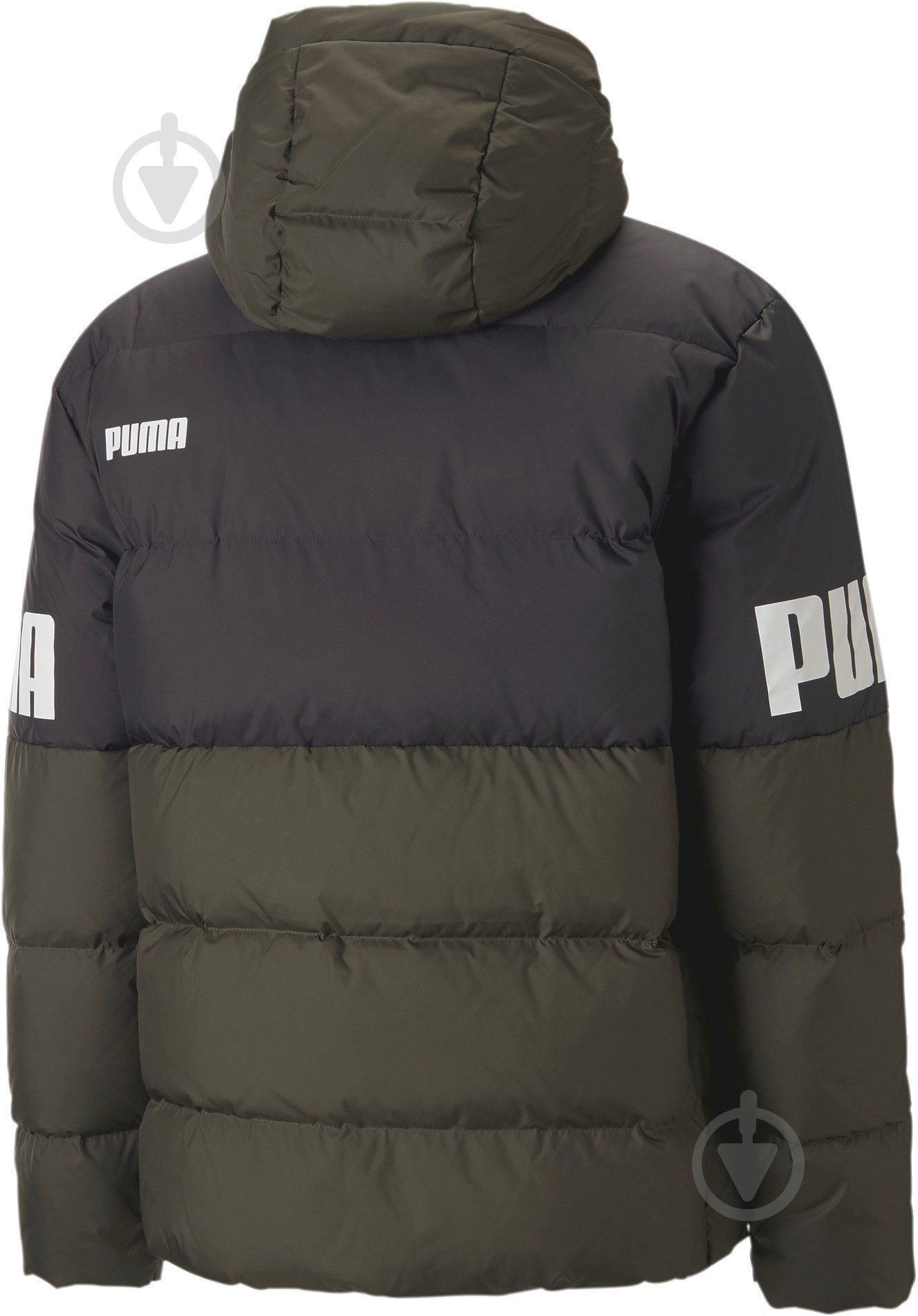 Пуховик Puma POWER HOODED DOWN PUFFER 84933570 р.XL хакі - фото 2 Пуховик Puma POWER HOODED DOWN PUFFER 84933570 р.XL хакі - фото 2