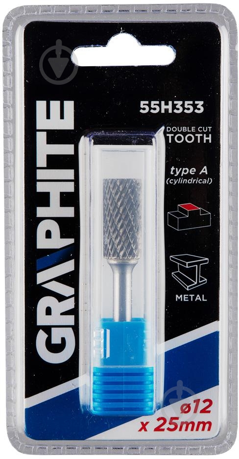 Фреза цилиндрическая GRAPHITE 55H353 - фото 3 Фреза цилиндрическая GRAPHITE 55H353 - фото 3