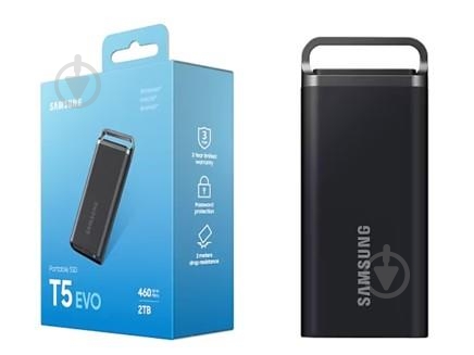 SSD-накопичувач Samsung T5EVO Shield 2000GB USB Type-C (MU-PH2T0S/EU) - фото 3 SSD-накопичувач Samsung T5EVO Shield 2000GB USB Type-C (MU-PH2T0S/EU) - фото 3