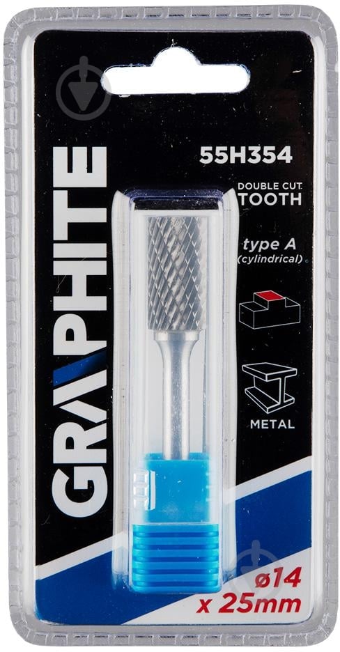 Фреза цилиндрическая GRAPHITE 55H354 - фото 3