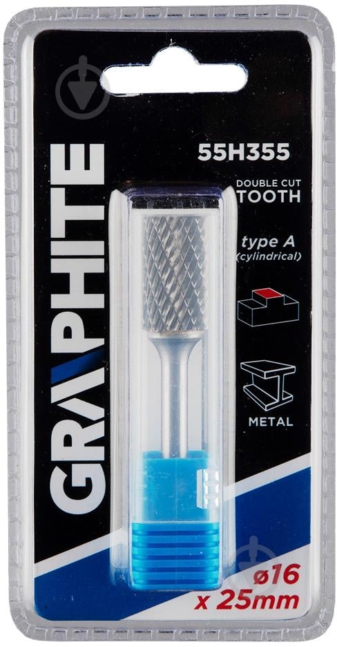 Фреза цилиндрическая GRAPHITE 55H355 - фото 3 Фреза цилиндрическая GRAPHITE 55H355 - фото 3