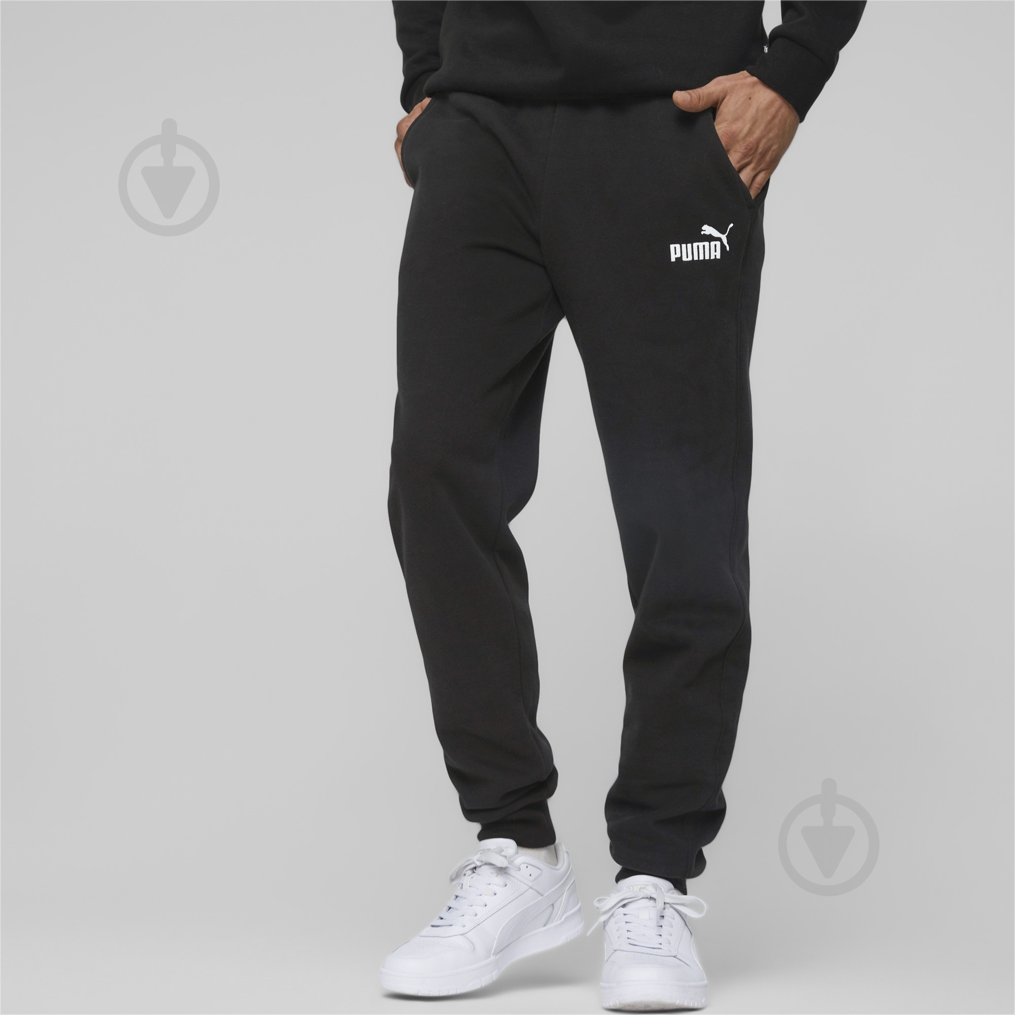 Брюки Puma ESS ELEVATED SWEATPANTS FL CL 84988901 р. M черный - фото 3
