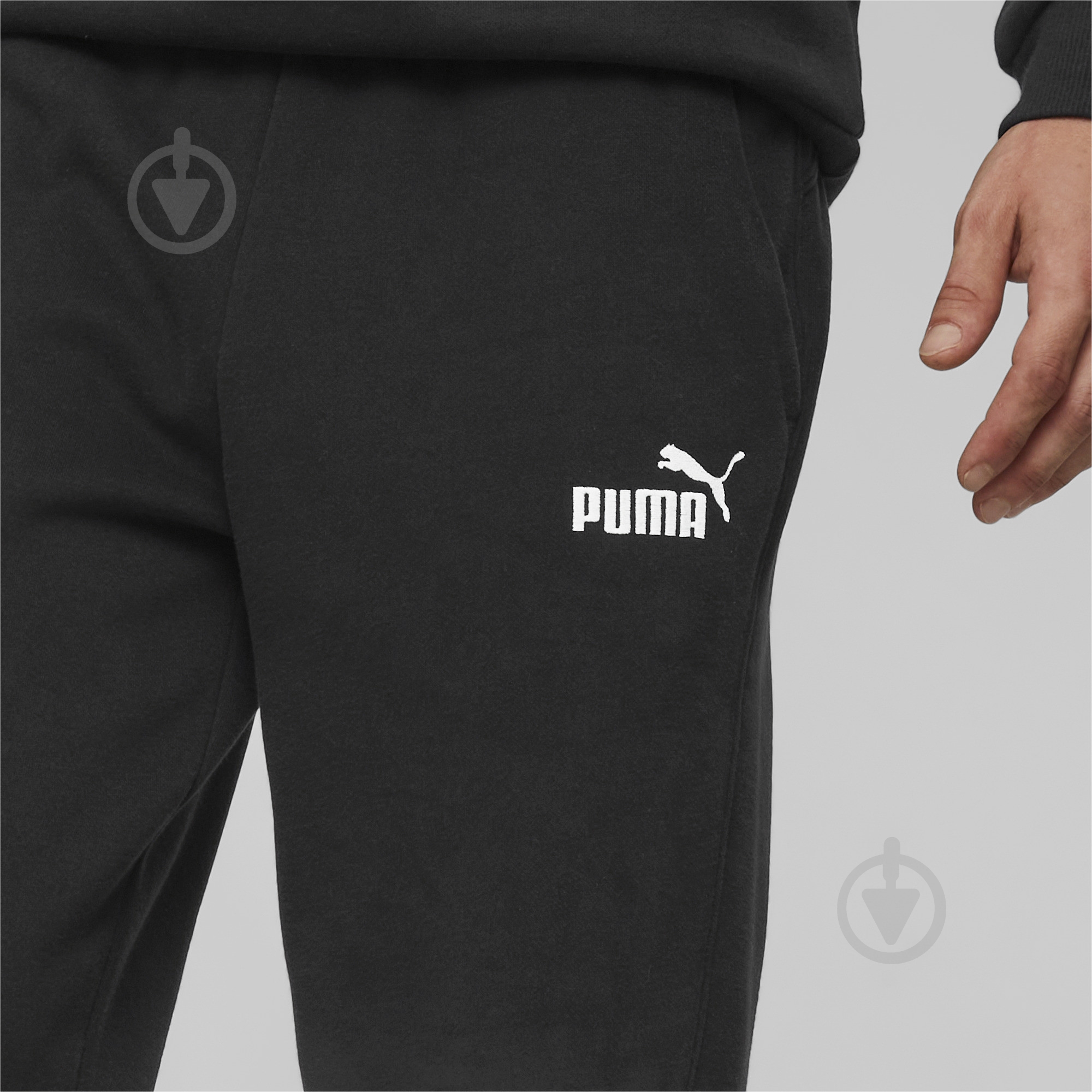 Брюки Puma ESS ELEVATED SWEATPANTS FL CL 84988901 р. M черный - фото 5