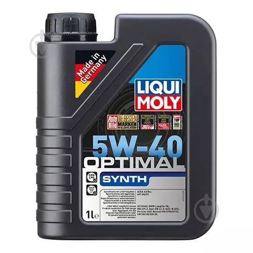 Моторна олива синтетична Liqui Moly Optimal Synth 5W-40 1 л - фото 1