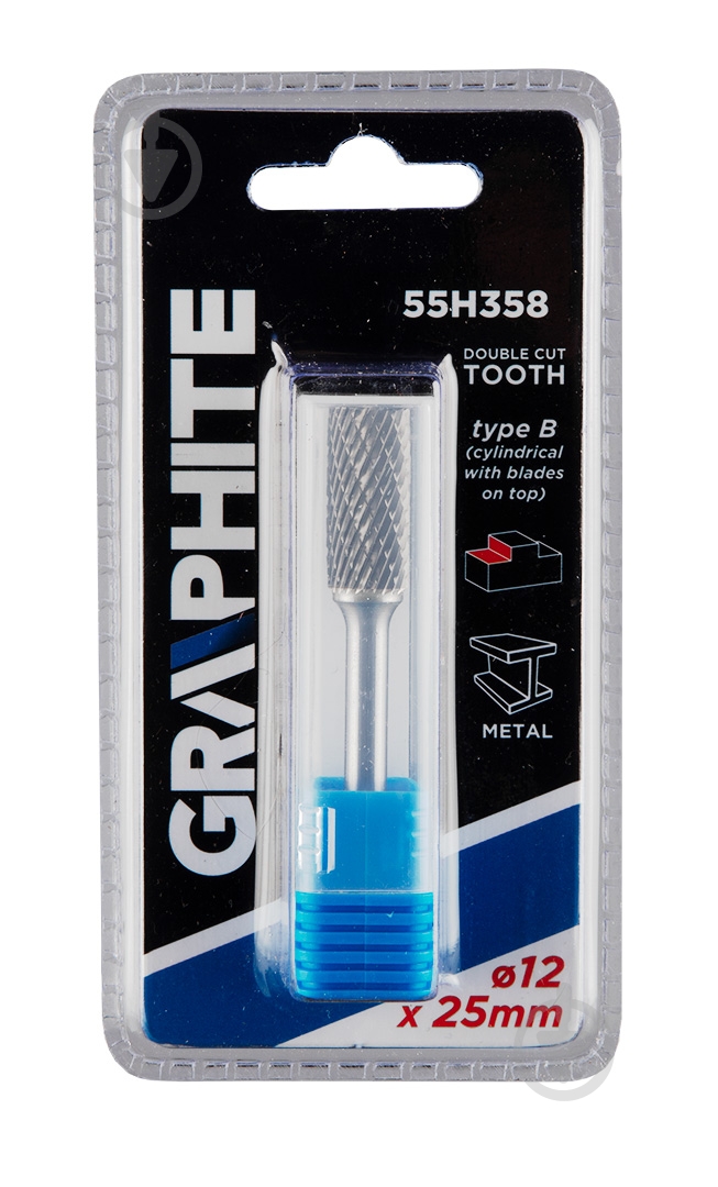 Фреза цилиндрическая GRAPHITE 55H358 - фото 2 Фреза цилиндрическая GRAPHITE 55H358 - фото 2