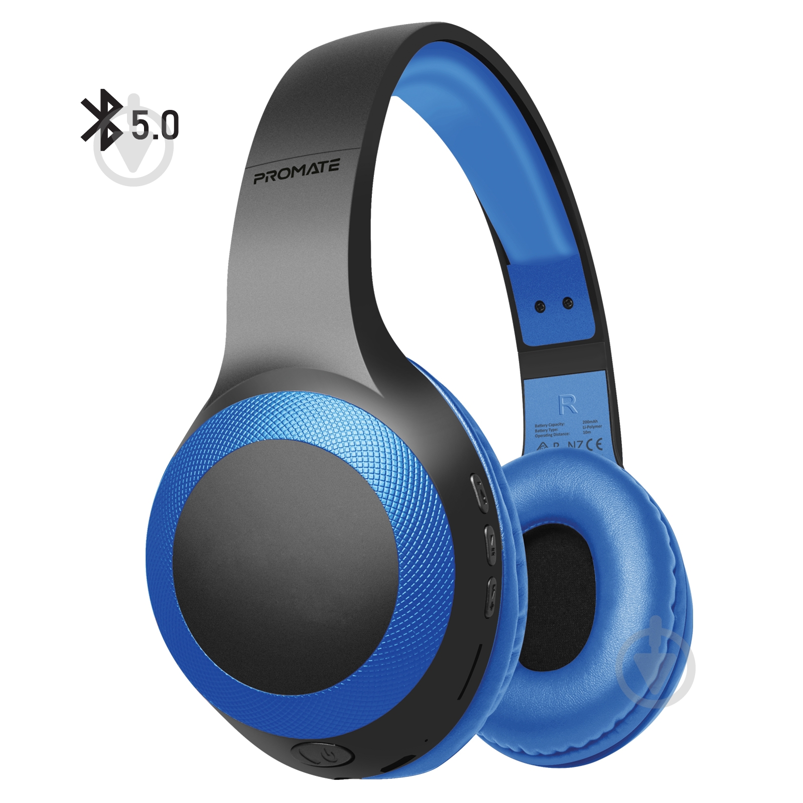 Навушники Promate LaBoca Bluetooth 5.0 blue (laboca.blue) - фото 1